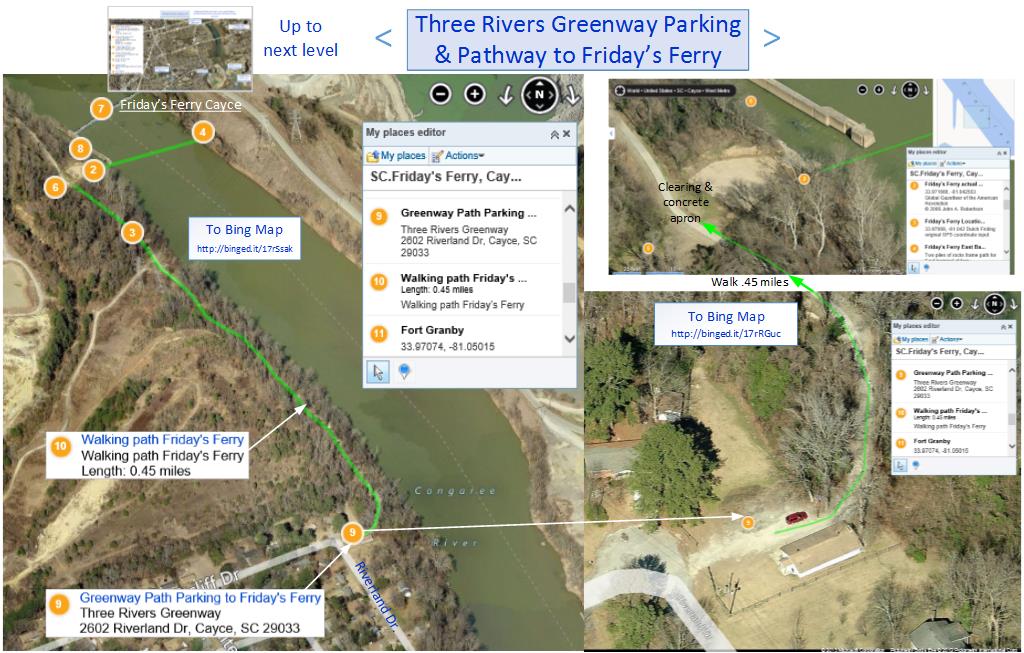 Three Rivers Greenway Parking